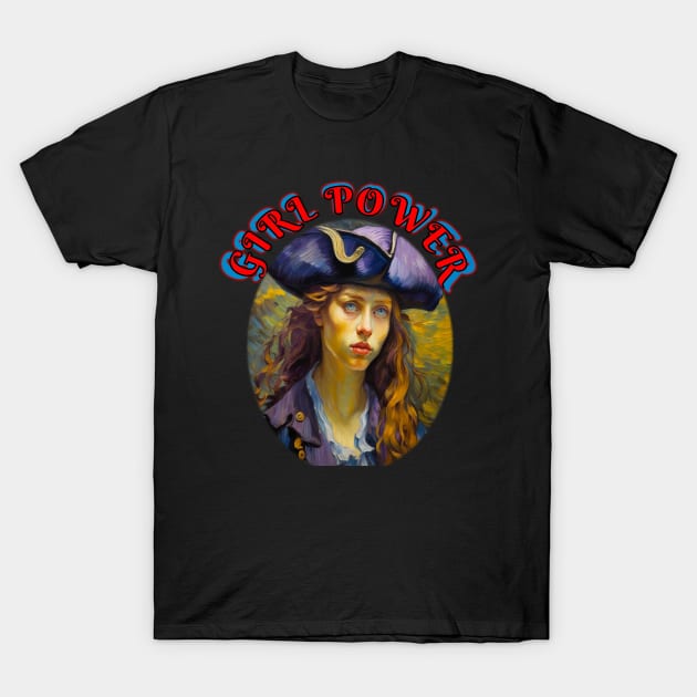 Girl power pirate apprentice T-Shirt by sailorsam1805